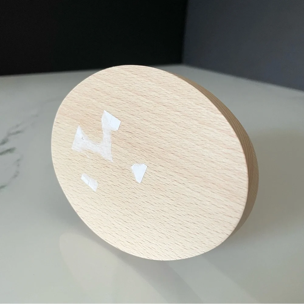 German Wood Angel Tea Light Holder